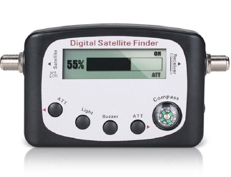 KT&amp;SA Satellite Signal Finder Meter with LCD Display Digital and Compass