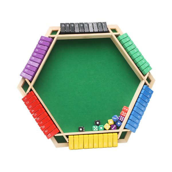 Shut The Box Game 6 Players, Folding Board Game Mathematics