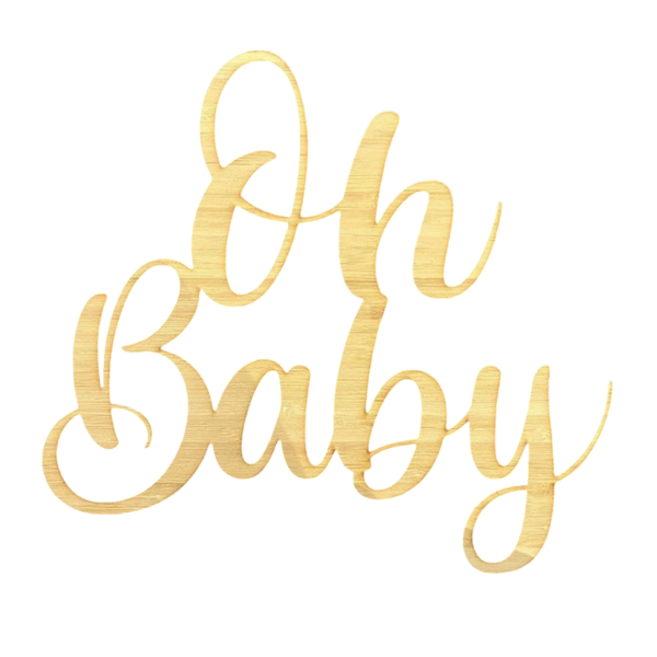 Baby shower cake toppper Oh Baby