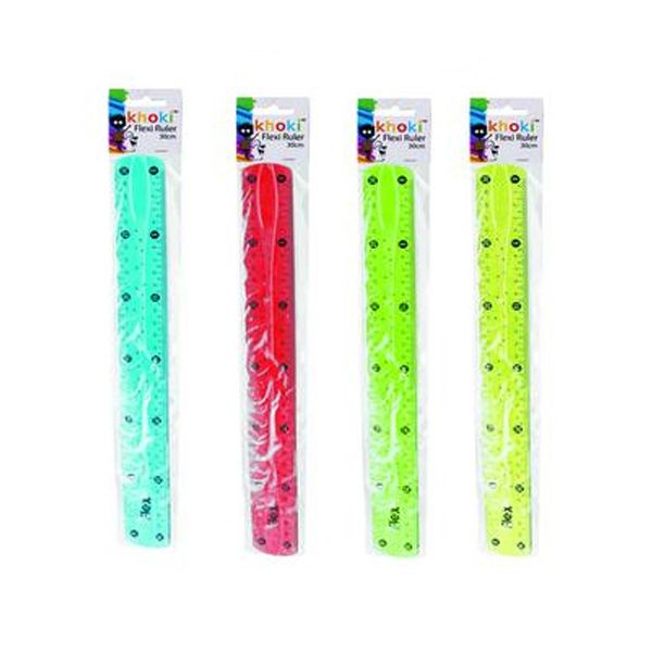 Stationery Ruler Flexible - 30cm x 4 Pack | Shop Today. Get it Tomorrow ...
