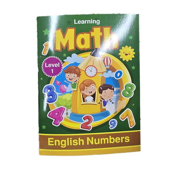 English Numbers Kids Math Level 1 Learning Activity Book With ReVibe Pen