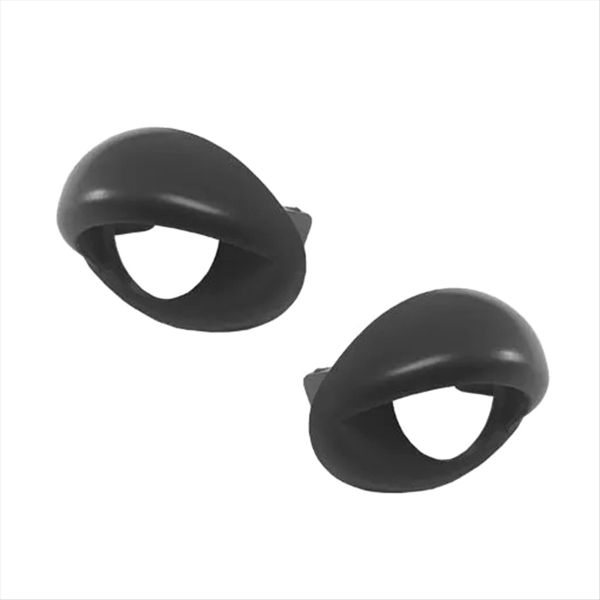 1 Pair Car Headlight Washer Primed Caps Covers for 6 Compatible with Bmw