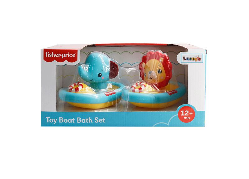 Fisher Price Bath Time Boat Removable Figure Set