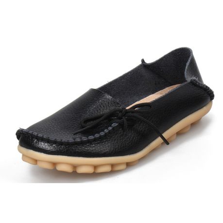 Womens leather loafer on sale shoes