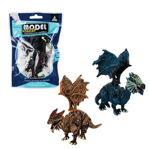 Bulk Pack x 4 Animals Dragon 12cm