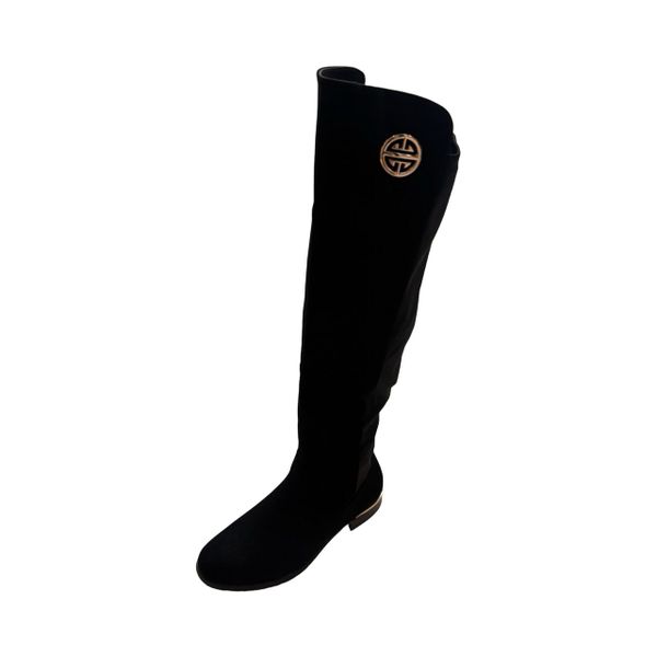 Miss Black - Knee High Black Riding Boots for Women