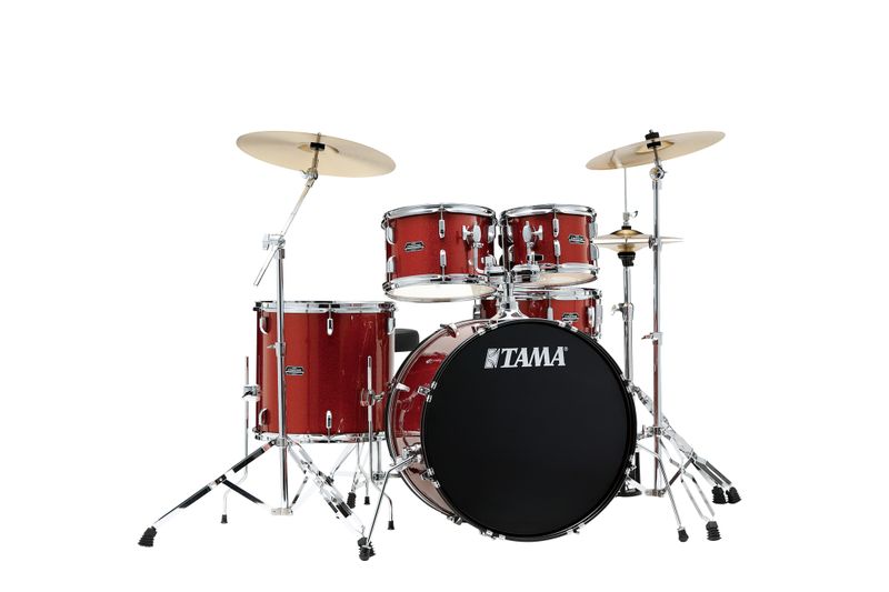 Tama Stagestar 5-Piece Drum Set With Cymbals - Scorched Copper Sparkle