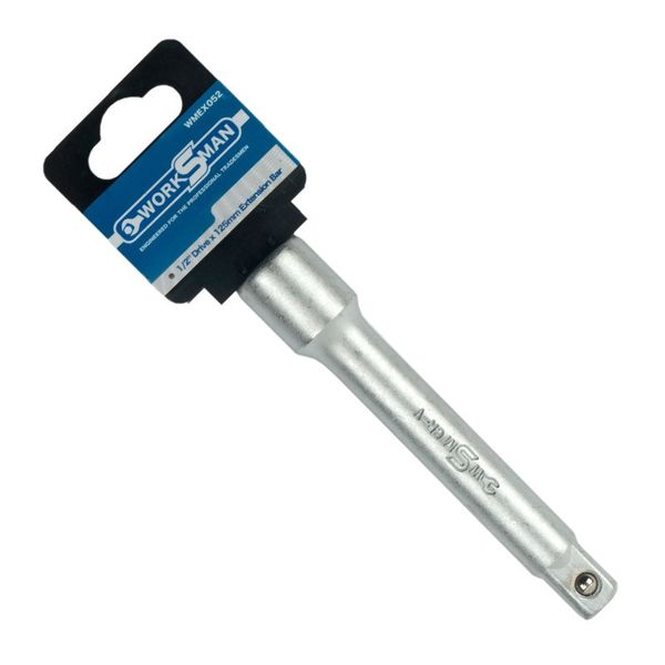 Bulk Pack x 8 Worksman Extension Bar 125mm 1/2" Drive