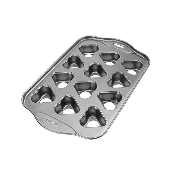 12 Cup of Mini Heart and Triangle Tart Cheesecake Pan