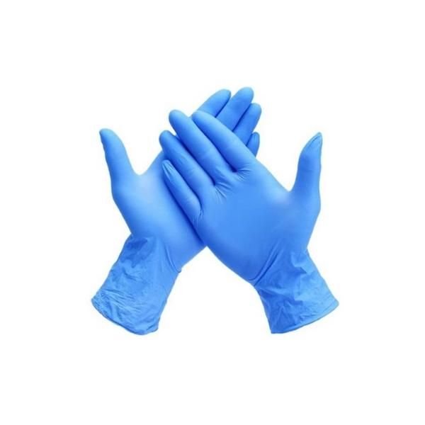 Nitrile Blue Powder-Free Non-Latex Gloves Size Large - Box of 100 ...