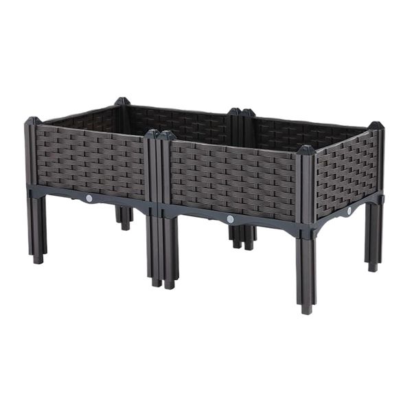 Pots &amp; Planters,2 Sets Planter Box Pots Basket Boxes,Raised Beds