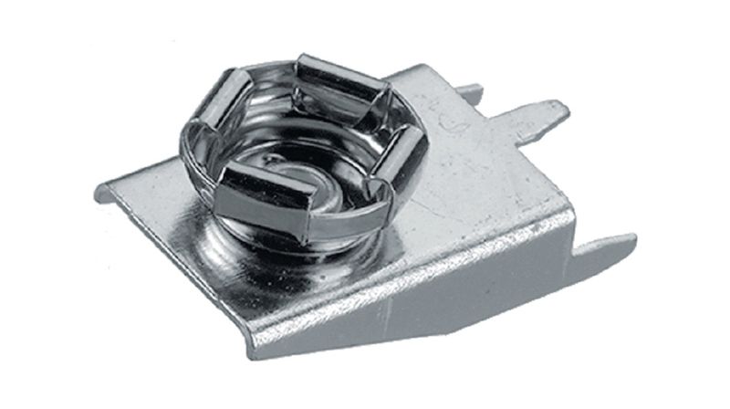 Keystone (594) Battery Contact, PP3 (9V), PCB Pins, Steel, Nickel Plated