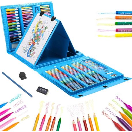 145 Pcs Unicorn Art Set for Kids with Aluminum Box