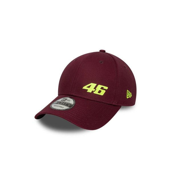 VR46 Valentino Rossi Official Seasonal Maroon Baseball Cap Adjustable