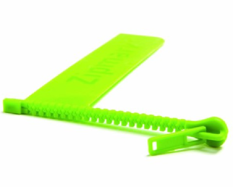 Zipper Design Bookmark - green