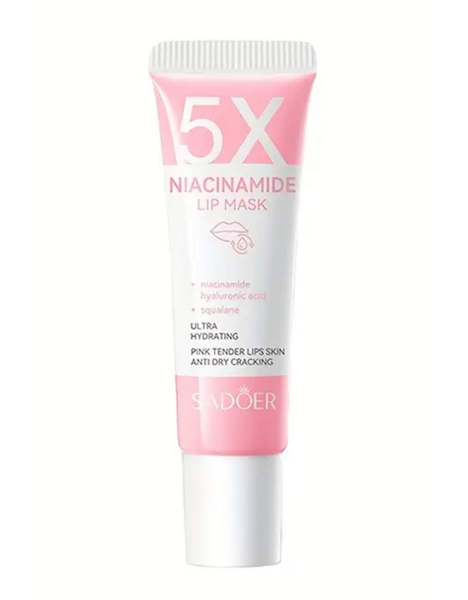 Sadoer Niacinamide Lip Mask - Intensive Night and Day Lip Brightener- 10g