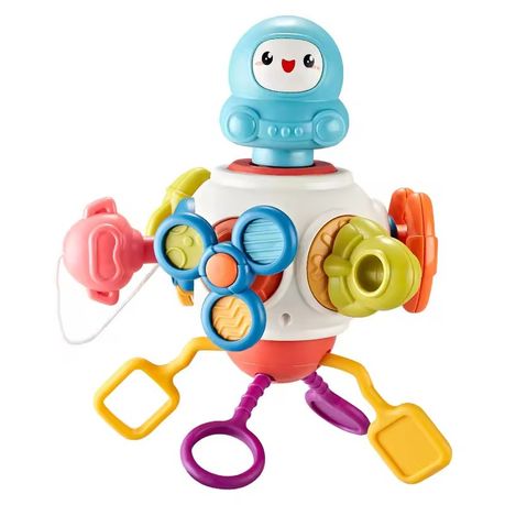 Baby Sensory Montessori 8-in-1 Rocket Baby Rattle and Teether Toys Image