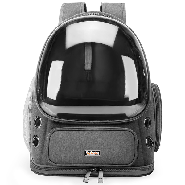 Topika - Cat Backpack Carrier Bag,Grey Foldable Dog Carrier Bag for Travel