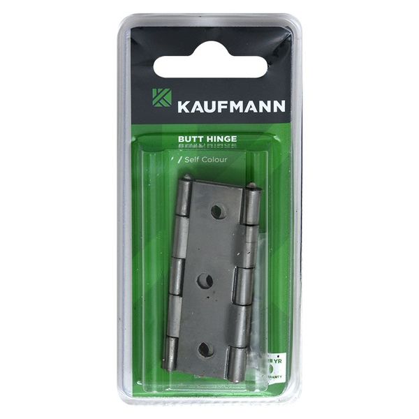 Kaufmann - Butt Hinge - Steel - 64 mm - Pack of 2 - Bulk Pack of 14