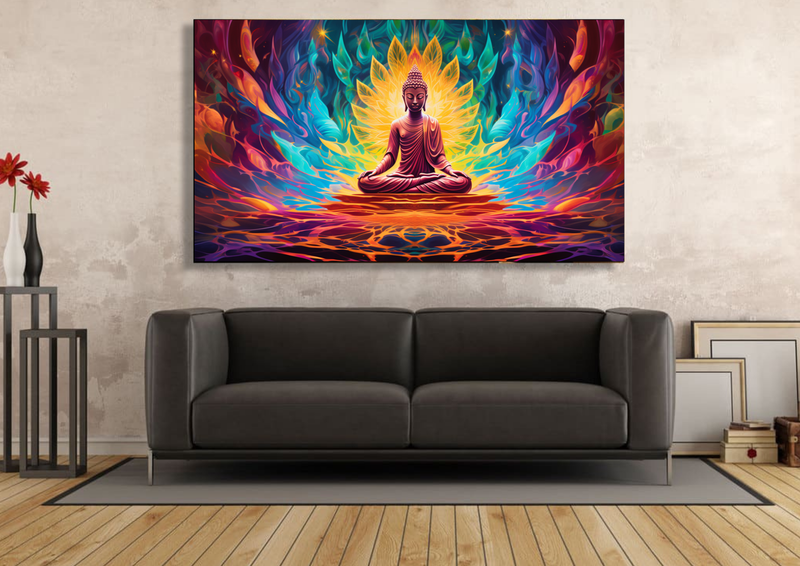 Canvas Wall Art - Kaleidoscopic Serendity Abstract - IM1276