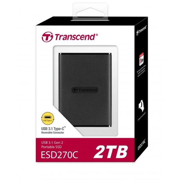 TRANSCEND 2 TB USB 3.1 And TYPE-C OTG PORTABLE SSD