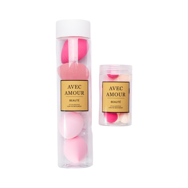 Avec Amour Beauté - Pink Ombre Makeup Sponge Bundle