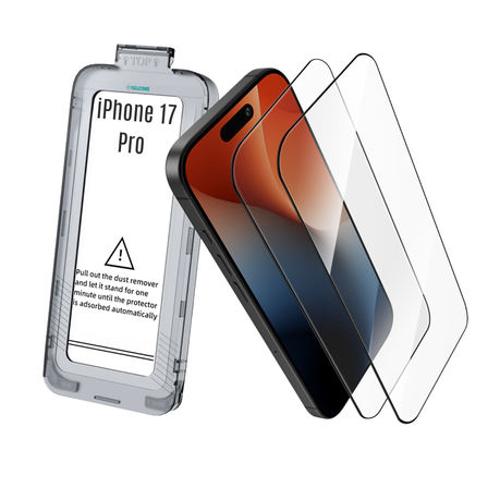 CellTime EasyFit Screen Protector Compatible with iPhone 17 Pro - 2 Pack Image