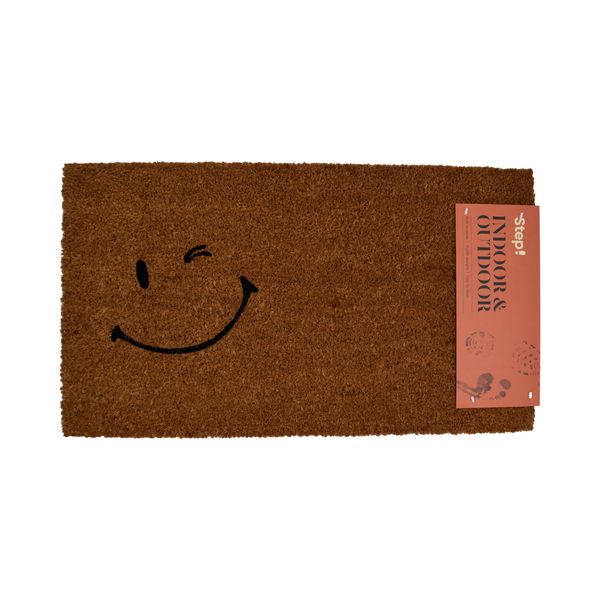 Step Natural Coir Wink Doormat - 700 x 400mm