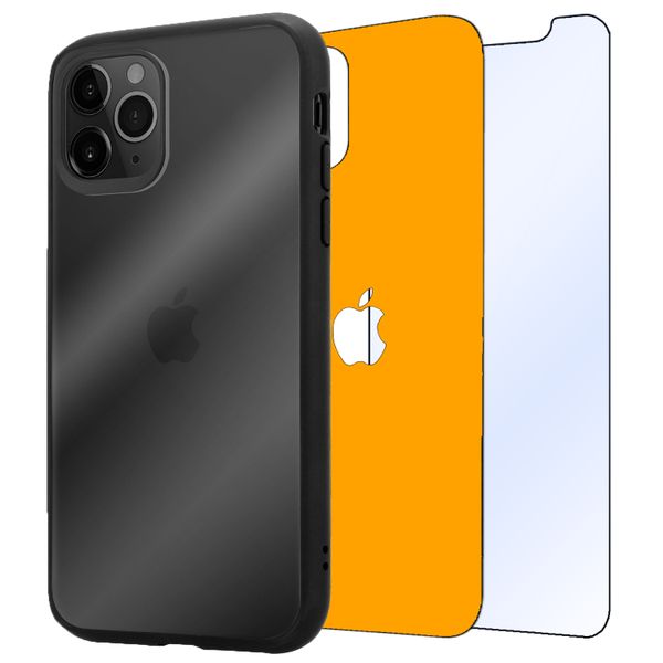 3-in-1 Kit for iPhone 11 Pro - Case, Tempered Glass &amp; Matte White Skin