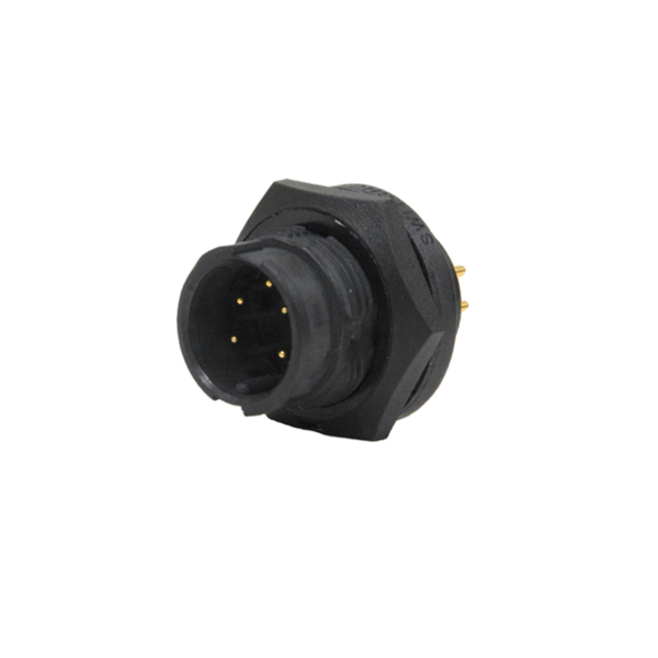 EN3P5MX 5-Pin Panel-Mount Mini Weathertight Circular Male Connector