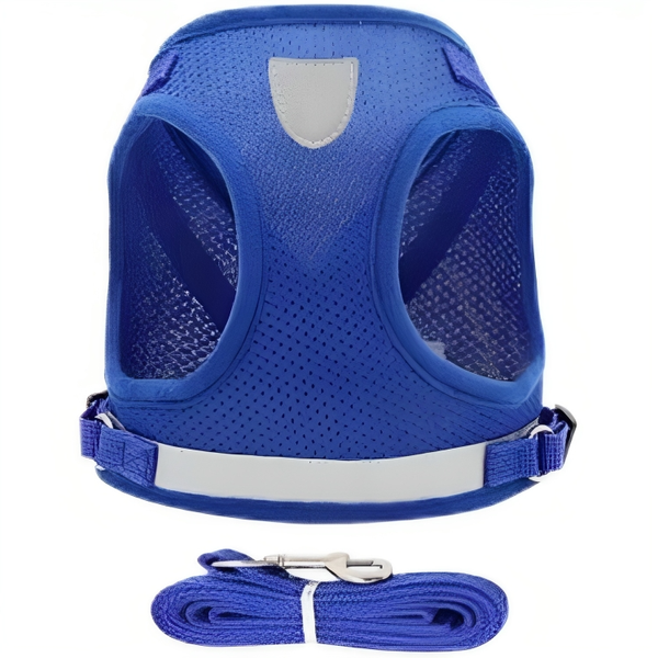 Pet dog summer harness reflective leash small dog vest style pet