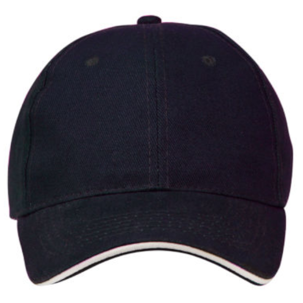 Promotional Sandwich Cap - Navy &amp; White image