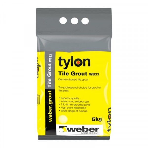 Tylon Tile Grout - 5kg - Ivory