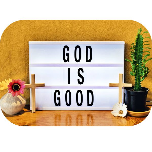 God is Good Board Printed Mouse Pad