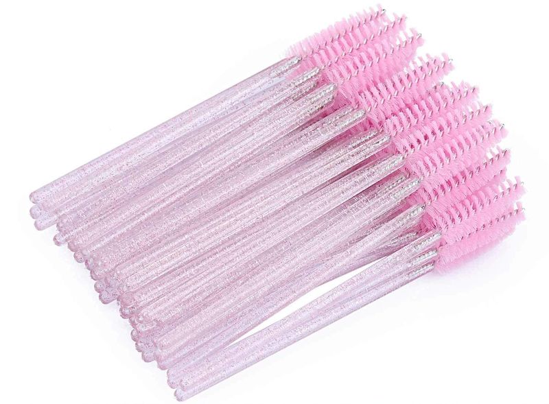 50 Pcs Disposable Eyelash Mascara Brushes Wands Applicator Makeup Kits