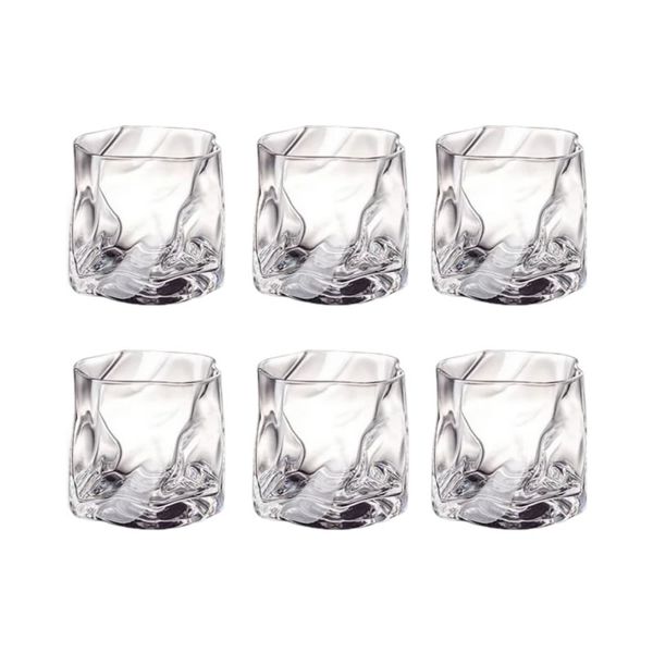 Set Of 6 275ml Whiskey Glasses