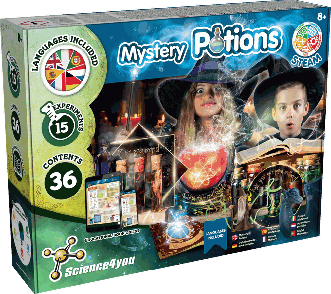 Science4you - Mystery Potions - Create Magical Experiments, Ages 8+