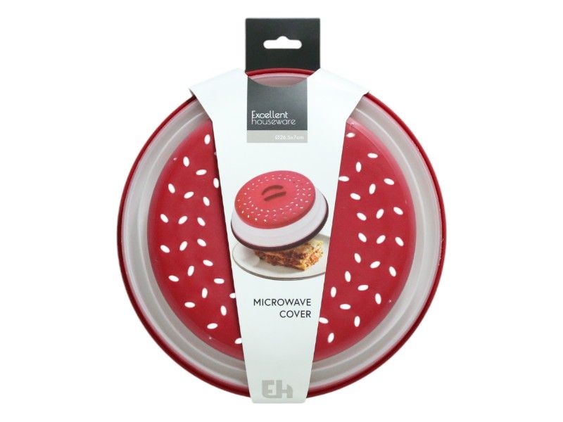Excellent Houseware Round Foldable Microwave Cover-26.6CM
