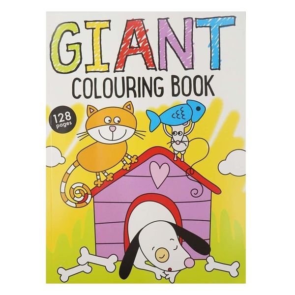 Giant Colouring Book (128 Pages) Pack of 2