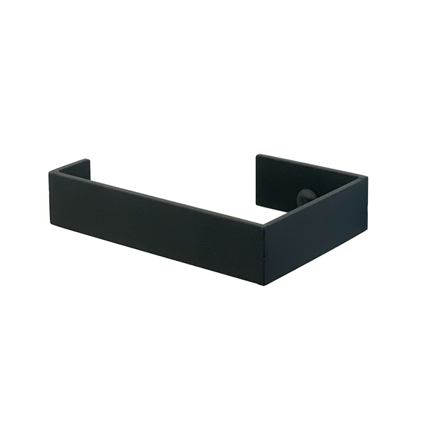 Toilet Roll Holder - Matte Black - Stainless Steel