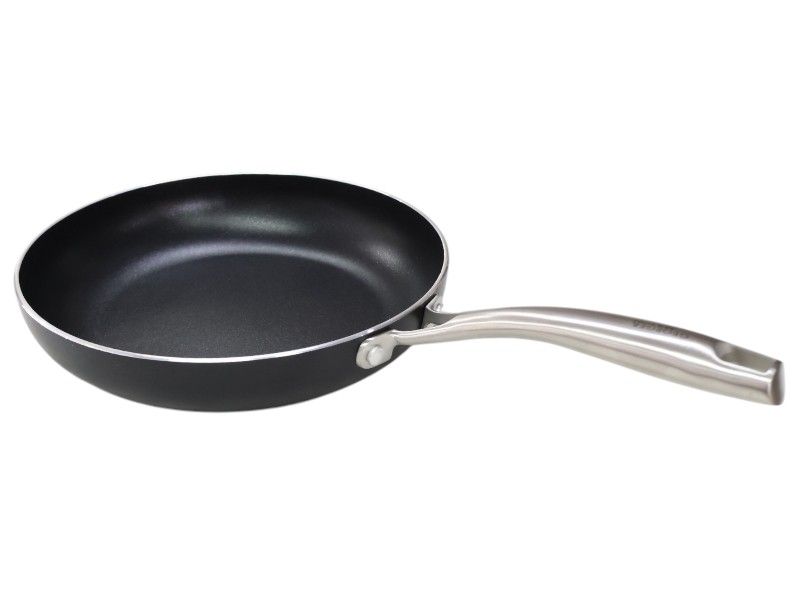 George &amp; Mason Alu Frying Pan Black with SS handle 24cm (1.5Lt)