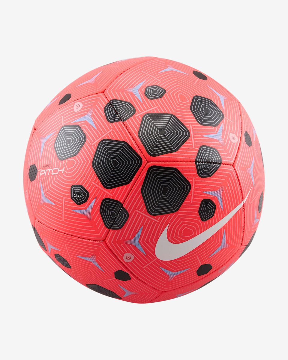 Nike Pitch Football - FA25 - Bright Crimson/Black/White - Size 5