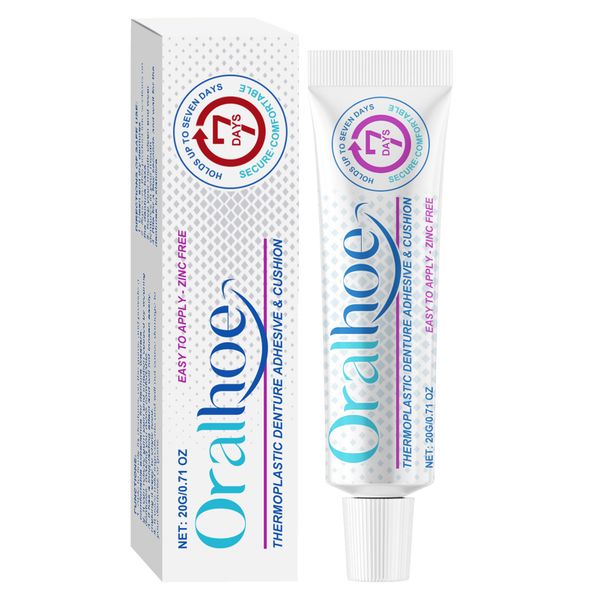 Thermoplastic Denture Adhesive - Long Holding Cream for Refitting