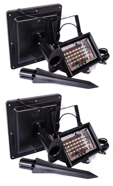 28 LED Solar Spot Light - 2 Pack