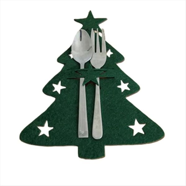 100 Pcs Organizer Table Decor Knife and Fork Holder Cutlery Bag B