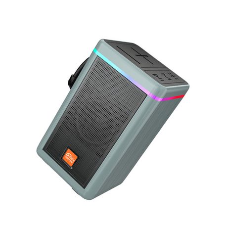Wireless Portable Speaker for Bluetooth Devices, Deep Bass Diaphragm, LED Image