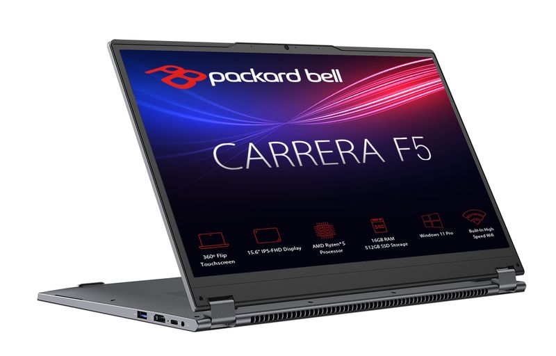 Packard Bell Carrera Flex 5 AMD Ryzen 5 16GB RAM 512GB SSD Laptop