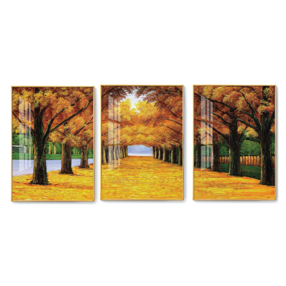 landscape painting 3 set?aluminum alloy frame + plexiglass?60*80CM ...