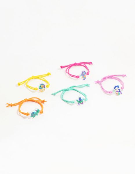 Lovisa Kids Ocean Themed BFF Stretch Bracelets 5-Pack