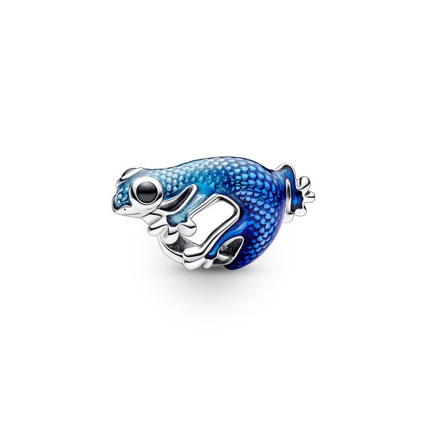 Pandora Metallic Blue Gecko Charm.